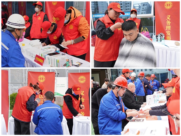 二分公司西三教項目部迎來省直勞?！按笈褴嚒敝驹阜贞? width=